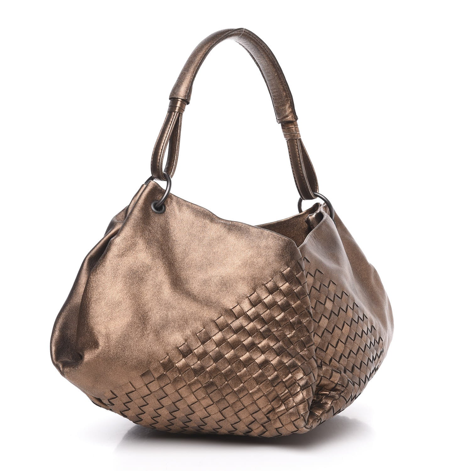 Bottega Veneta Intrecciato Nappa Aquilone Fortune Cookie Hobo Copper 3 of 13
