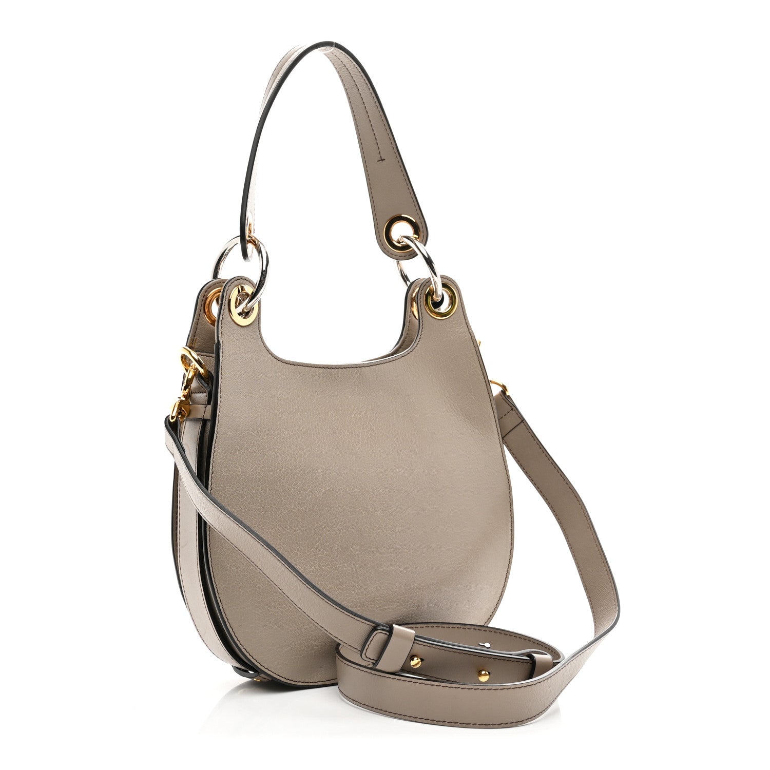 Chloe Calfskin Medium Tess Hobo Motty Grey 3 of 9