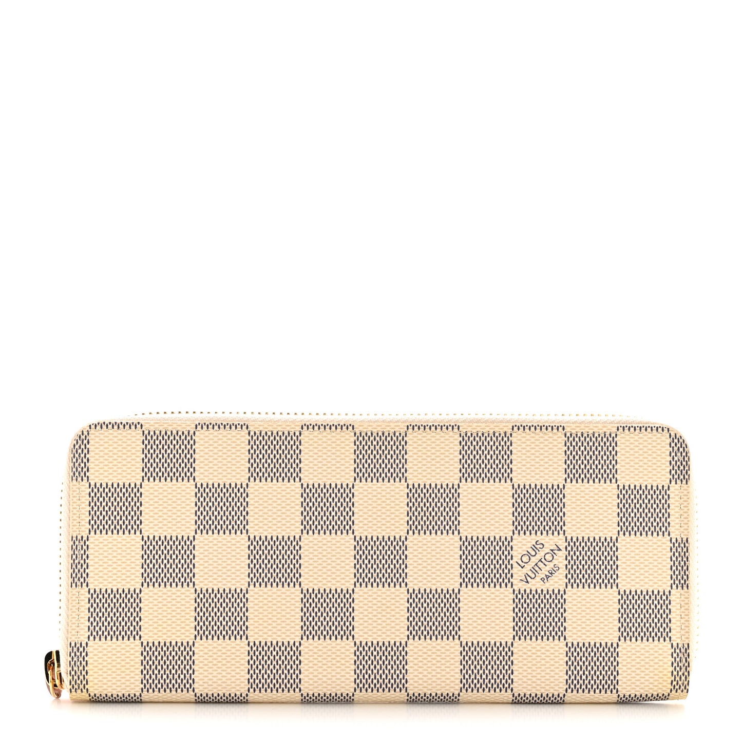 Damier Azur Clemence Wallet Rose Ballerine