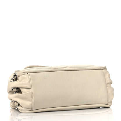 Chanel Calfskin Diagonal Ligne Flap White 4 of 11