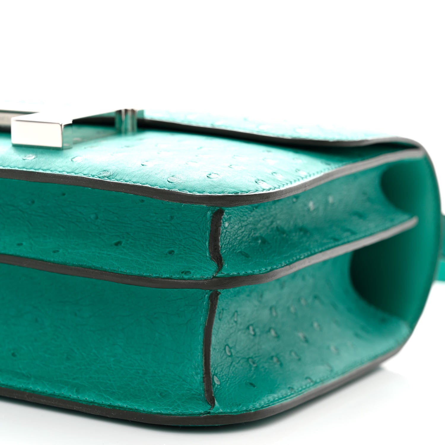 Hermes Ostrich Constance 24 Vert Verone 10 of 10