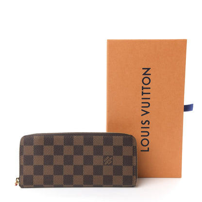 Louis Vuitton Damier Ebene Clemence Wallet Cherry 7 of 7