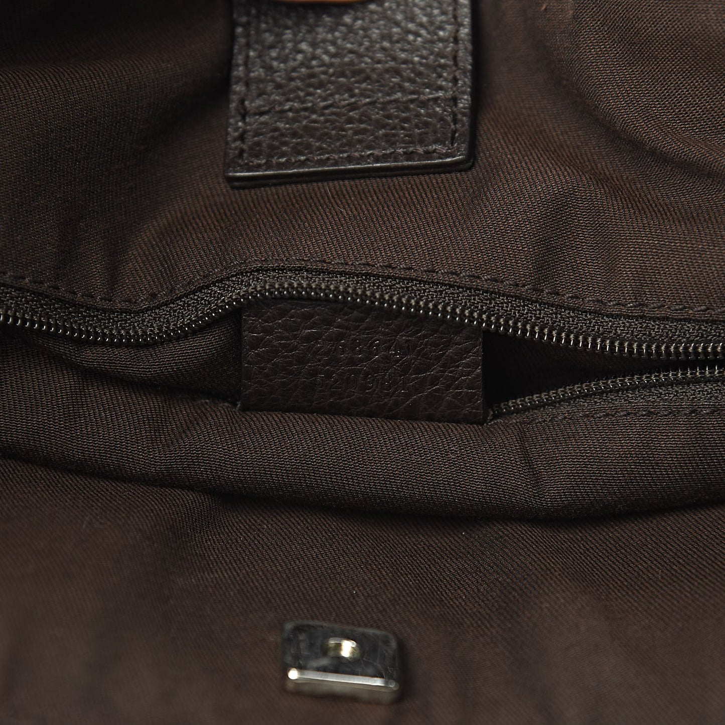 Monogram Medium Abbey Convertible Tote Dark Brown