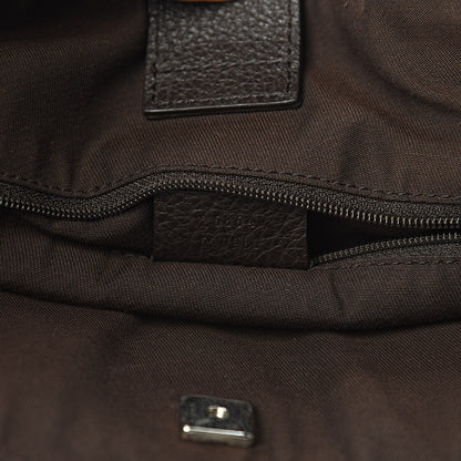 Gucci Monogram Medium Abbey Convertible Tote Dark Brown 7 of 10