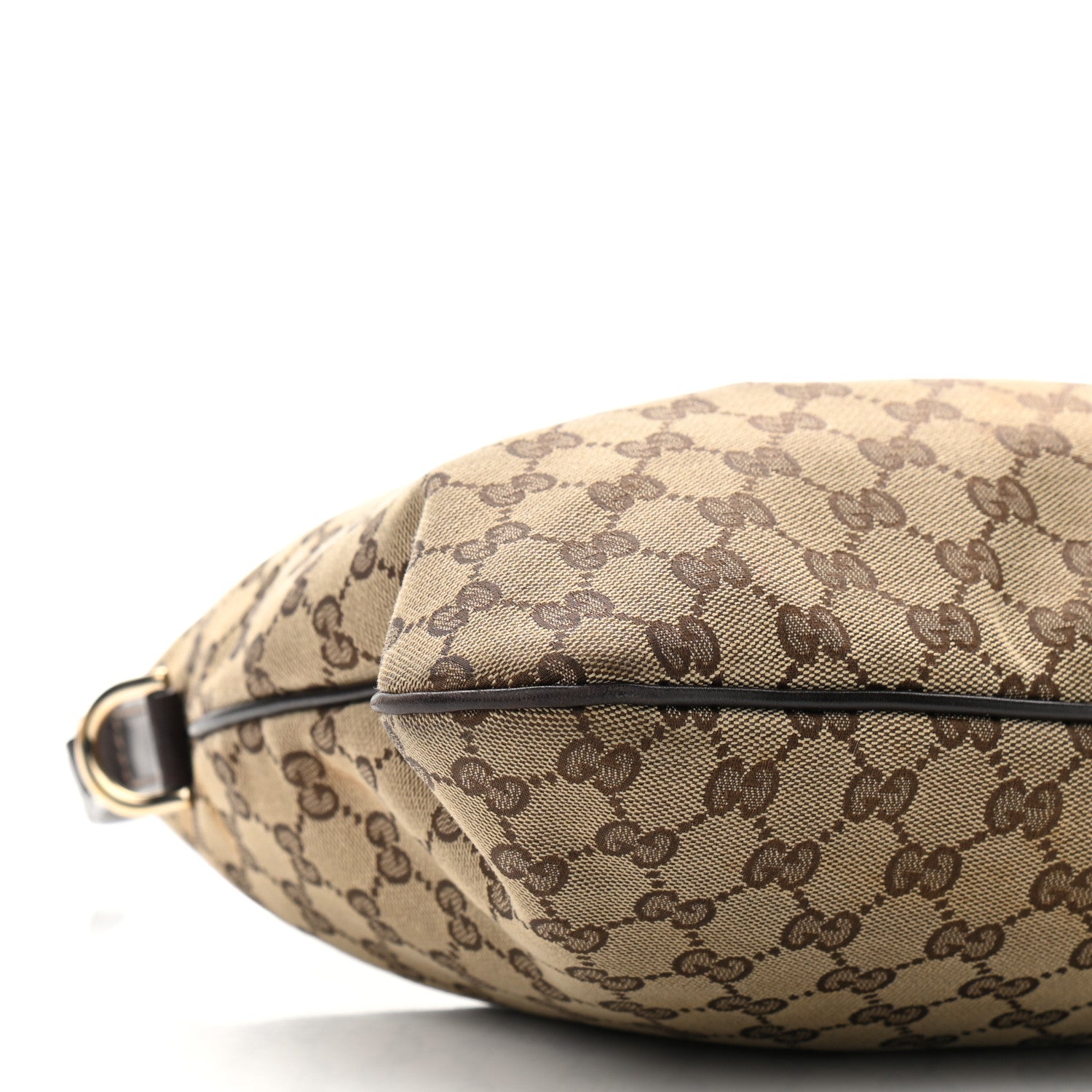 Gucci Monogram Medium New Britt Hobo Dark Brown 8 of 10