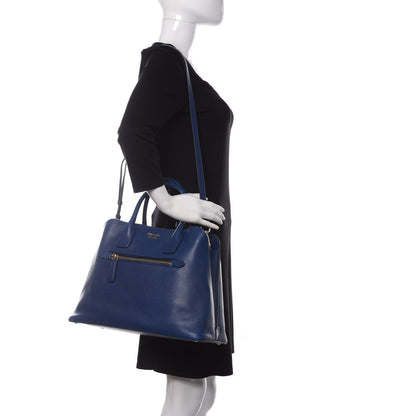 Prada Saffiano Cuir Open Promenade Tote Bluette 2 of 9