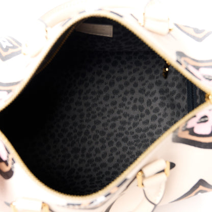 Louis Vuitton Monogram Giant Wild At Heart Speedy Bandouliere 25 Creme 5 of 11
