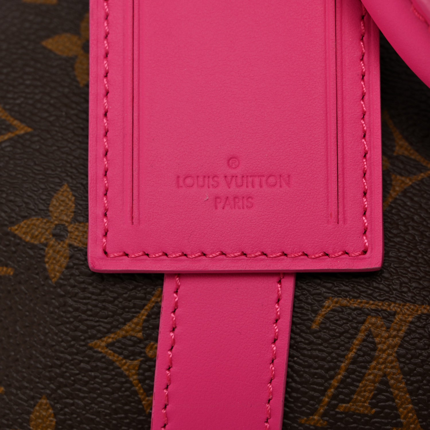 Louis Vuitton Monogram Macassar Keepall Bandouliere 50 Fuchsia 5 of 10