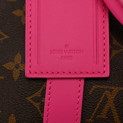 Louis Vuitton Monogram Macassar Keepall Bandouliere 50 Fuchsia 5 of 10