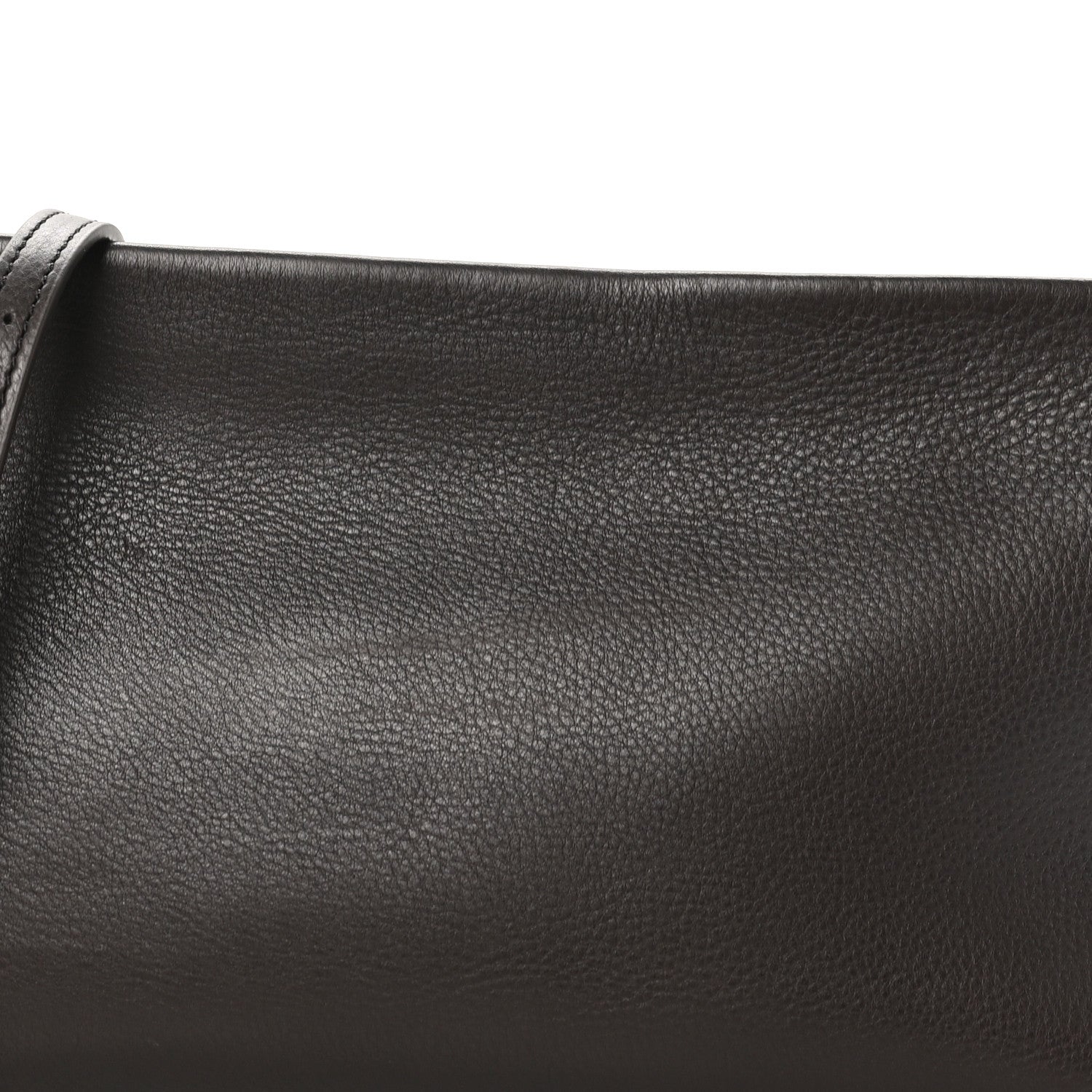 The Row Grained Calfskin Rene Crossbody Dark Brown 7 of 9