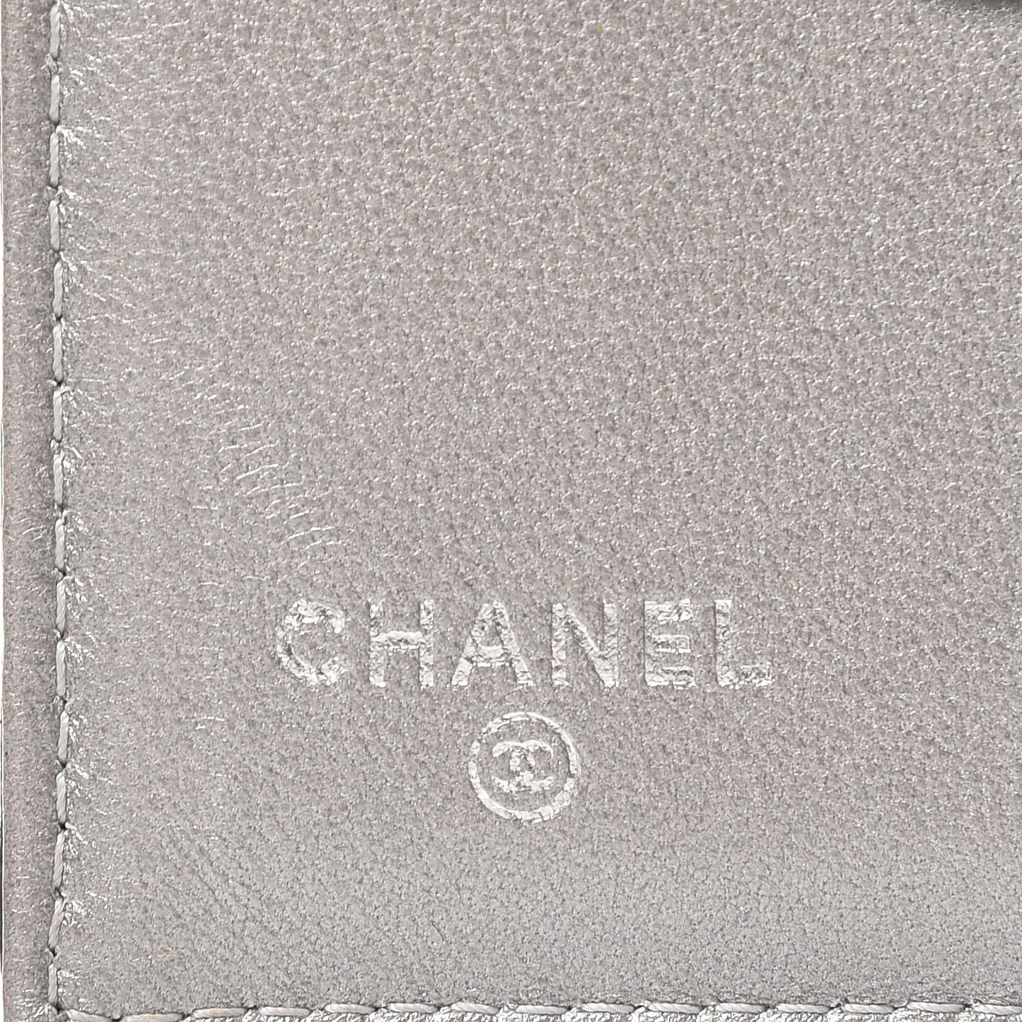 Lambskin Embossed Camellia French Wallet Black