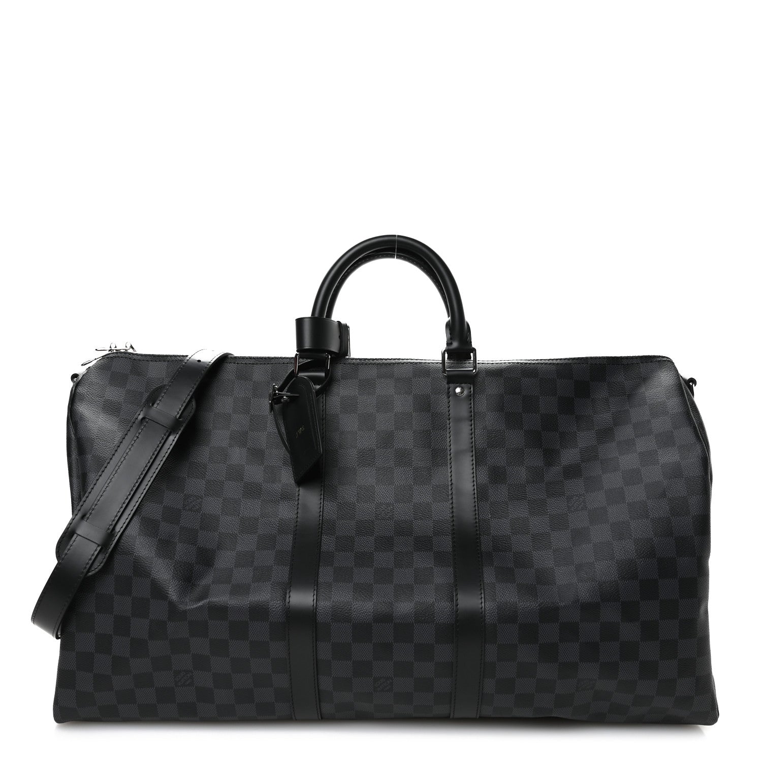 Louis Vuitton Monogram Eclipse Keepall Bandouliere 55 1 of 9