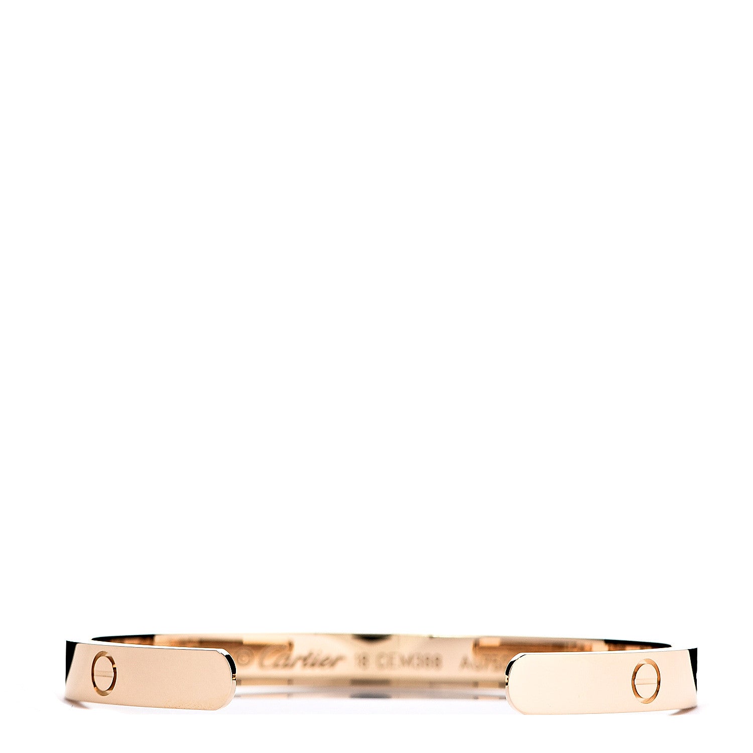 Cartier 18K Yellow Gold LOVE Cuff Bracelet 18 2 of 4