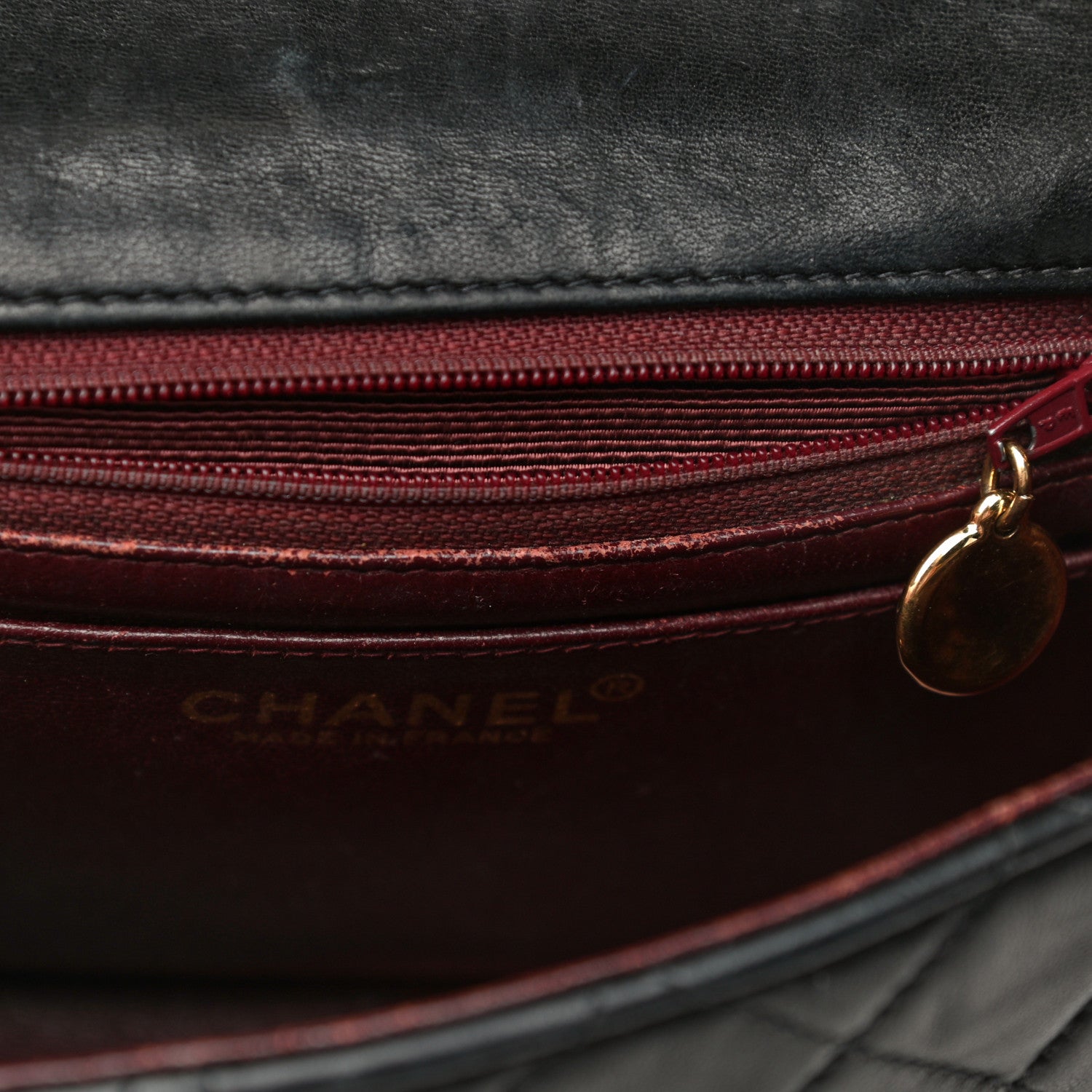 Chanel Lambskin Quilted Mini Square Flap Bag Black 14 of 35