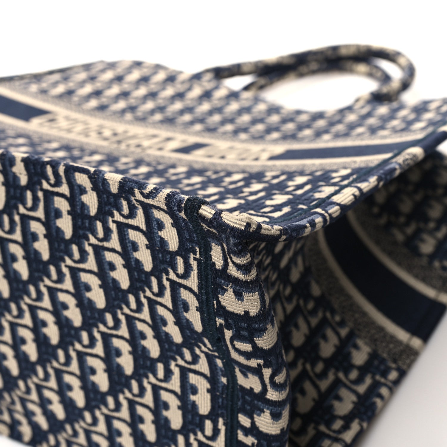 Christian Dior Oblique Large Book Tote Blue Multicolor 10 of 14