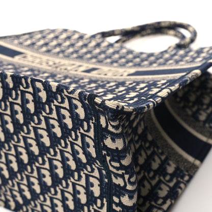Christian Dior Oblique Large Book Tote Blue Multicolor 10 of 14