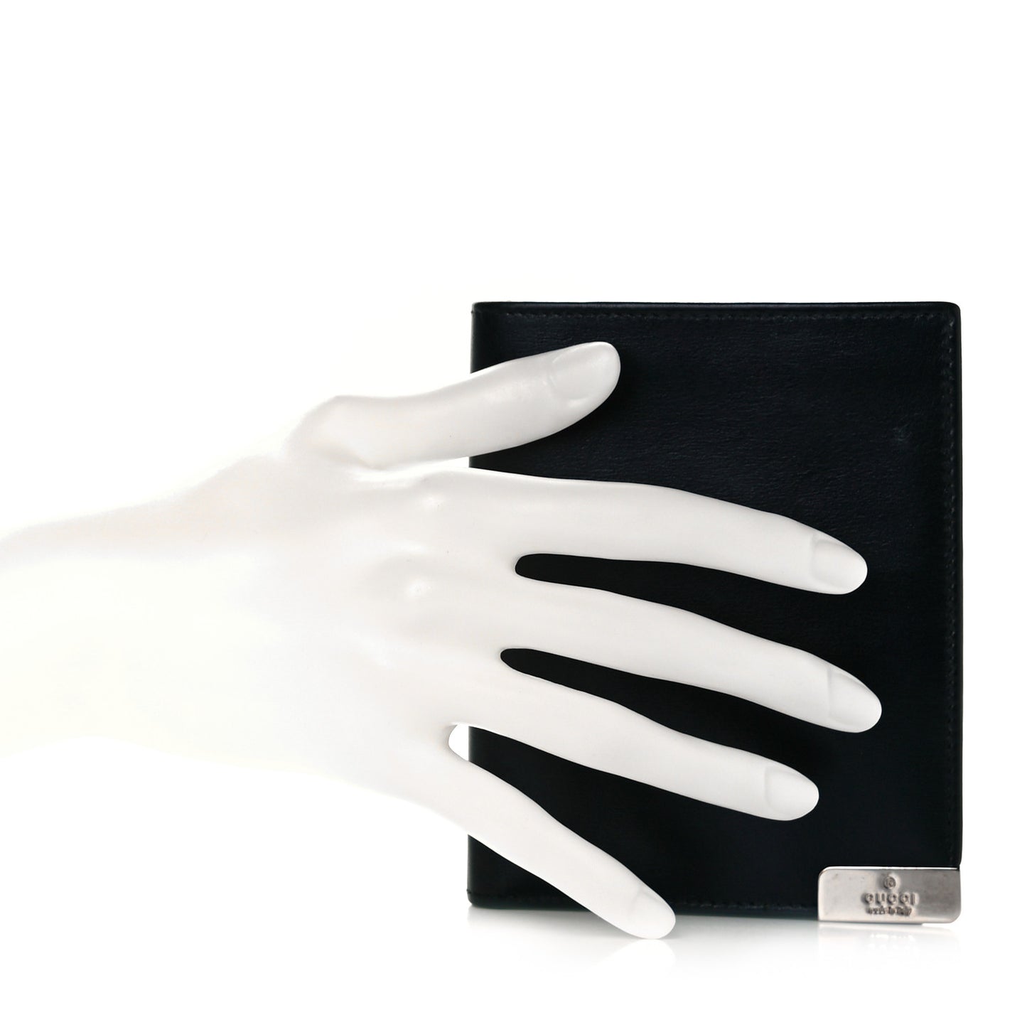 Calfskin Bi-Fold Wallet Black