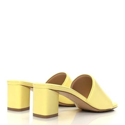 Bottega Veneta Vienna Calfskin The Band Mule Sandals 37.5 Lemonade 4 of 7