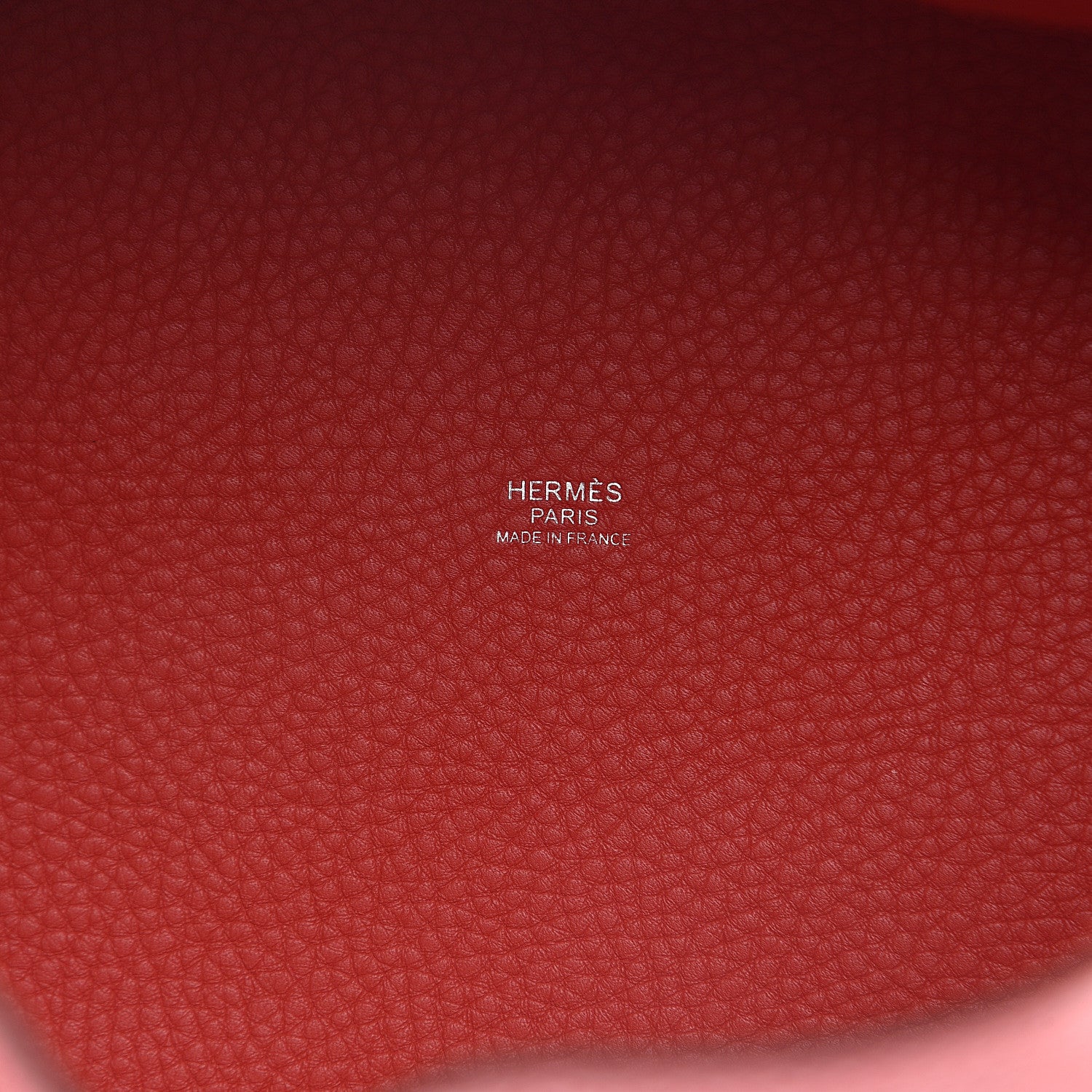 Hermes Taurillon Clemence Picotin Lock 22 MM Rouge Tomate 5 of 9