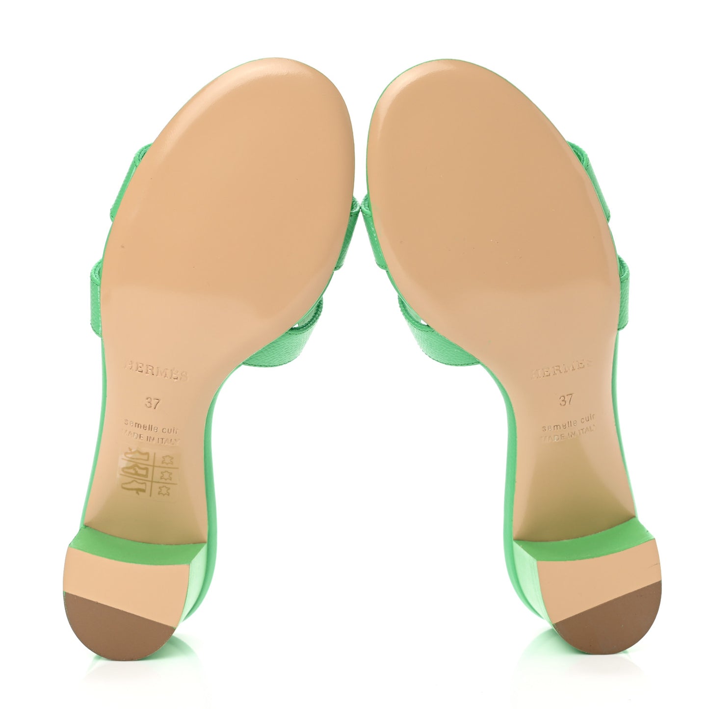Epsom Oasis Sandals 37 Vert Pomme