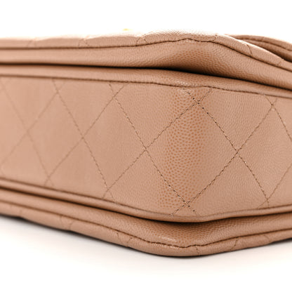 Chanel Caviar Quilted Coco First Flap Beige 10 of 11