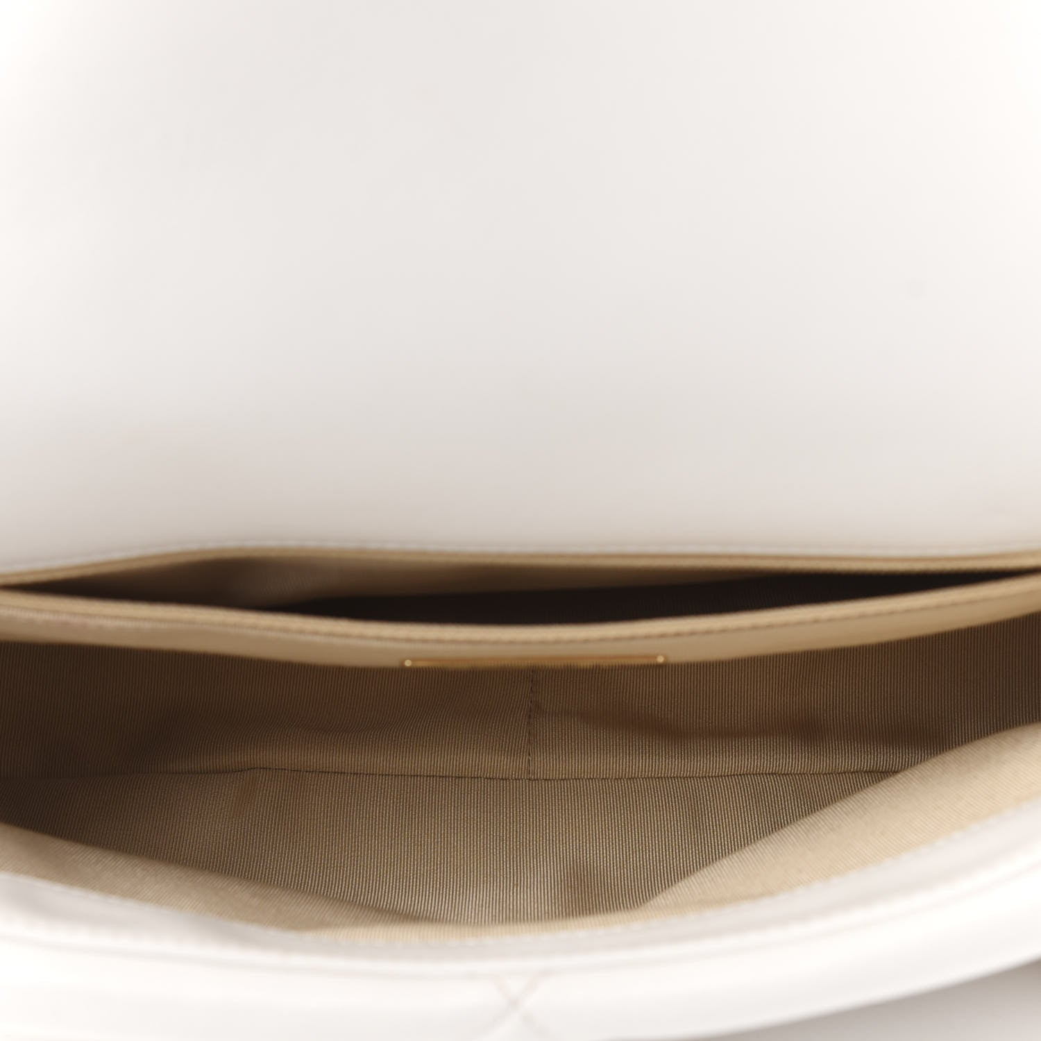 Chanel Goatskin Quilted Large 19 Flap White 5 of 11