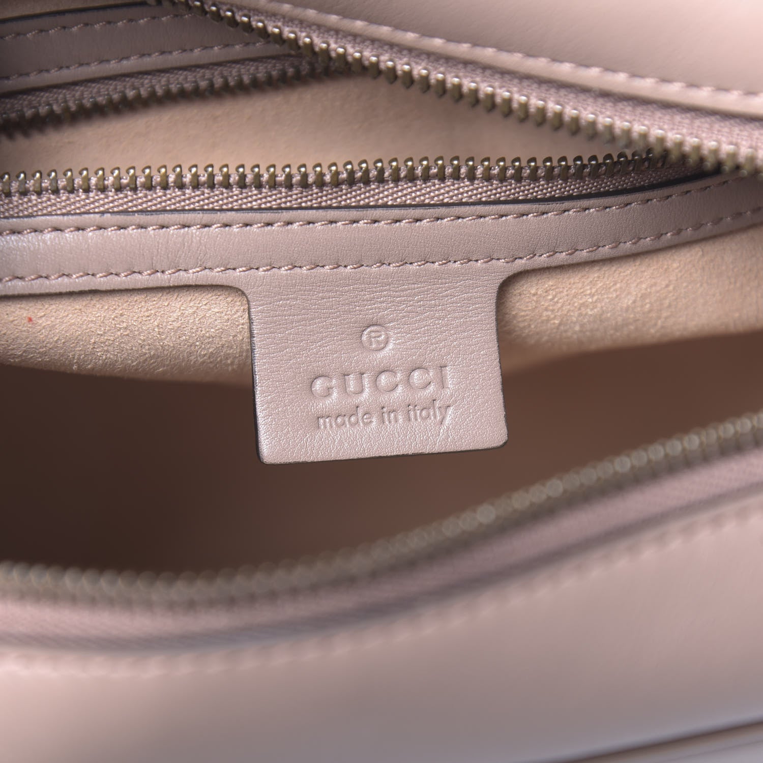 Gucci Calfskin Matelasse Medium GG Marmont Chain Shoulder Bag Porcelain Rose 6 of 10