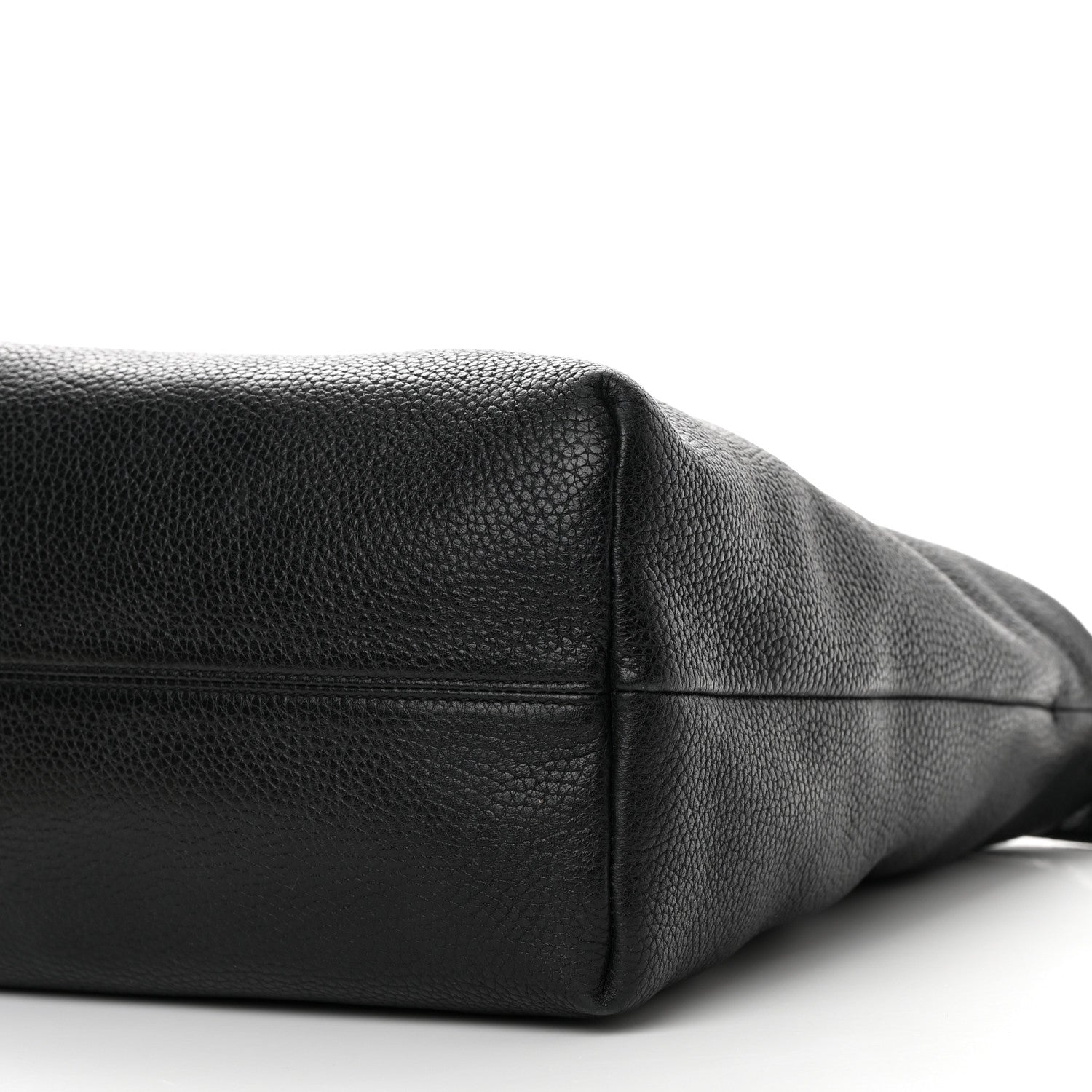 Burberry London Grainy Calfskin Medium Cale Hobo Black 10 of 16