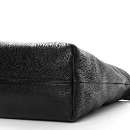 Burberry London Grainy Calfskin Medium Cale Hobo Black 10 of 16