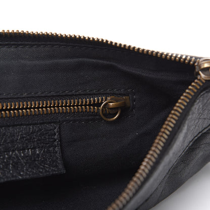 Balenciaga Agneau Classic Hardware Flat Handle Clutch Black 11 of 16
