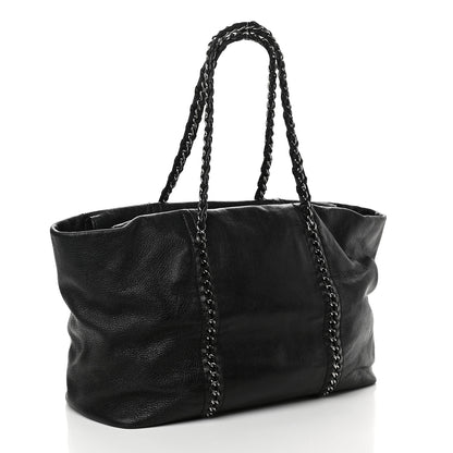 Chanel Deerskin Luxe Ligne Tote Black 3 of 10