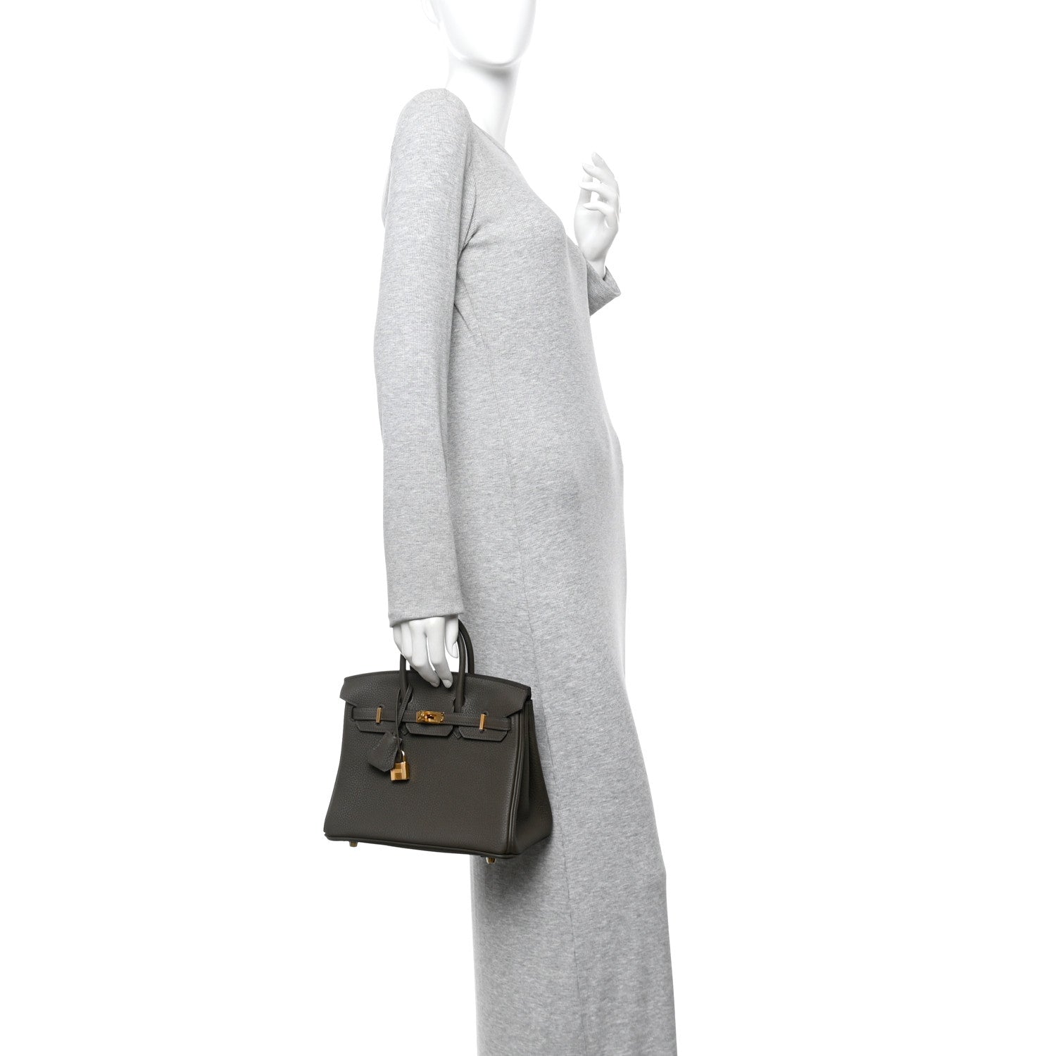 Hermes Togo Birkin 25 Eucalyptus 2 of 11