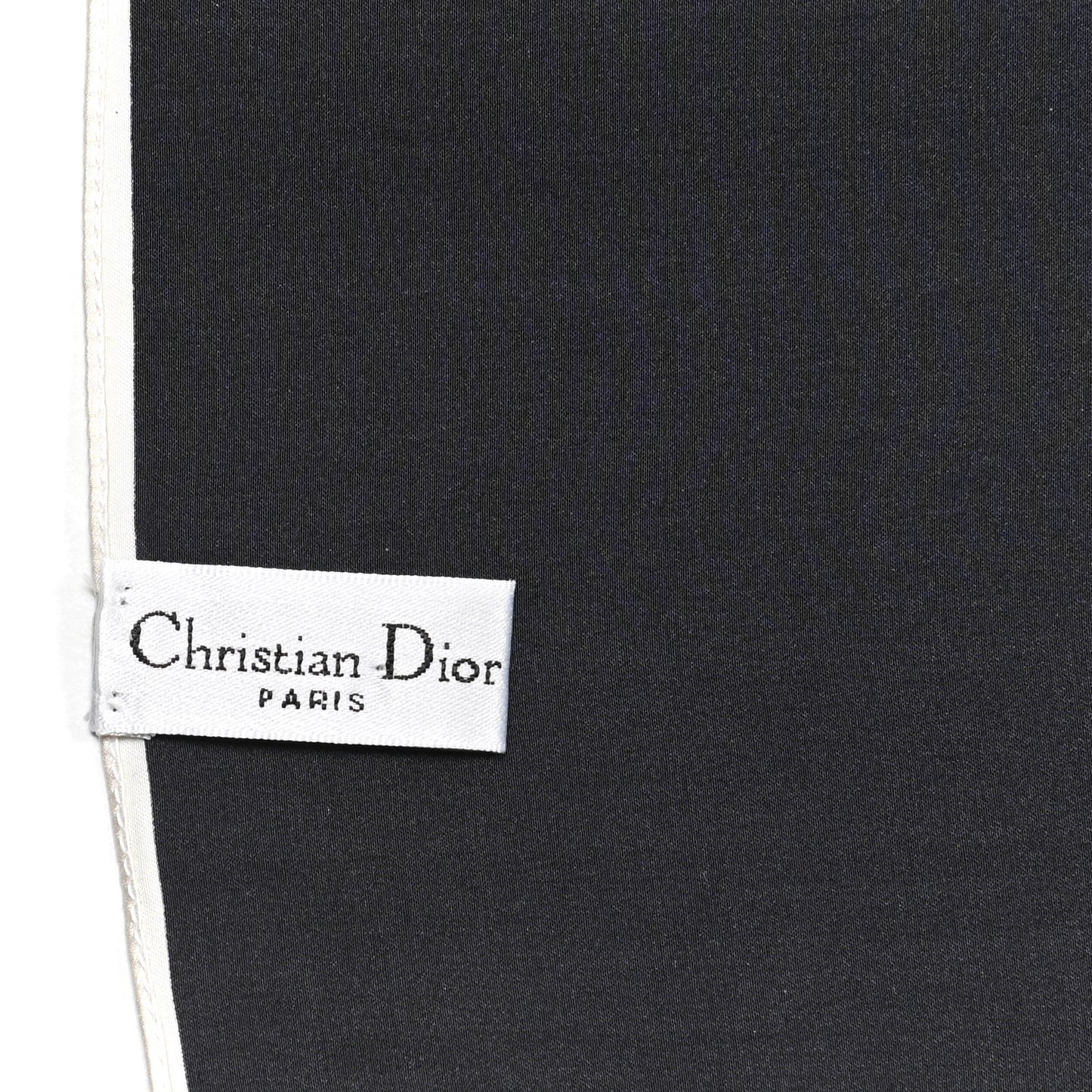 Silk Square Scarf Black