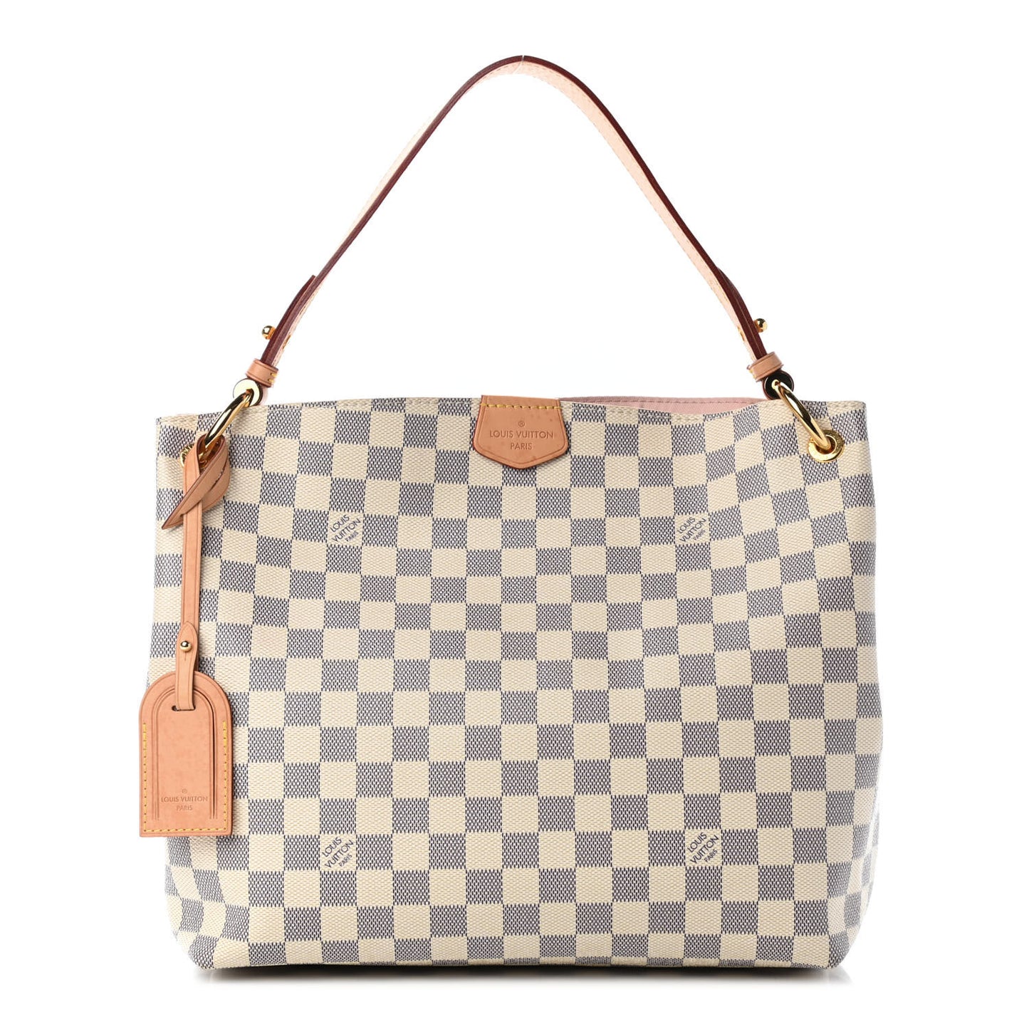 Damier Azur Graceful PM Rose Ballerine