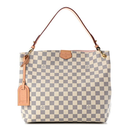 Louis Vuitton Damier Azur Graceful PM Rose Ballerine 1 of 10
