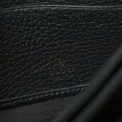 Gucci Calfskin Petite GG Marmont Wallet Chain Bag Black 6 of 10