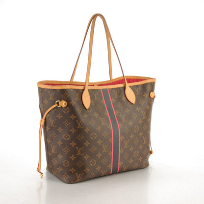 Louis Vuitton Monogram My LV Heritage Neverfull MM Fuchsia Black 3 of 7