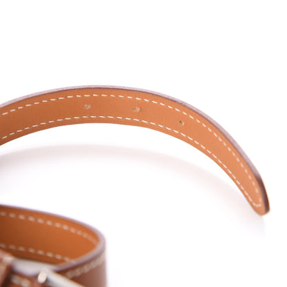 Hermes Barenia Etriviere Double Tour Bracelet XS Fauve 6 of 7