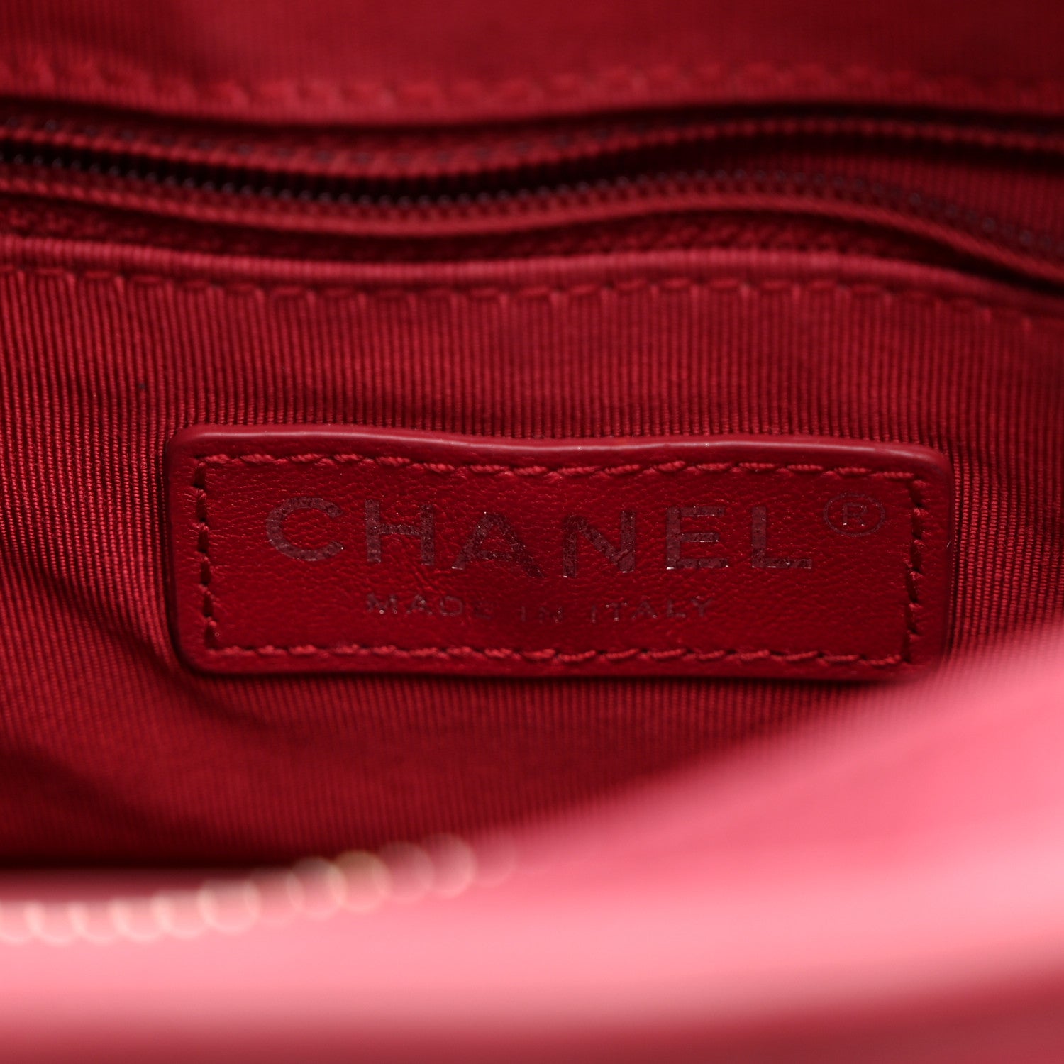 Chanel Aged Calfskin Chevron Quilted Small Gabrielle Hobo Dark Pink 6 of 11