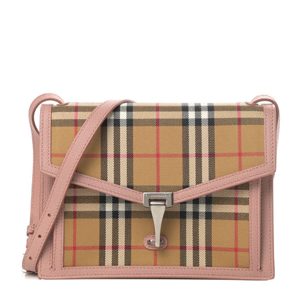 Burberry Vintage Check Small Macken Bag Ash Rose 1 of 12