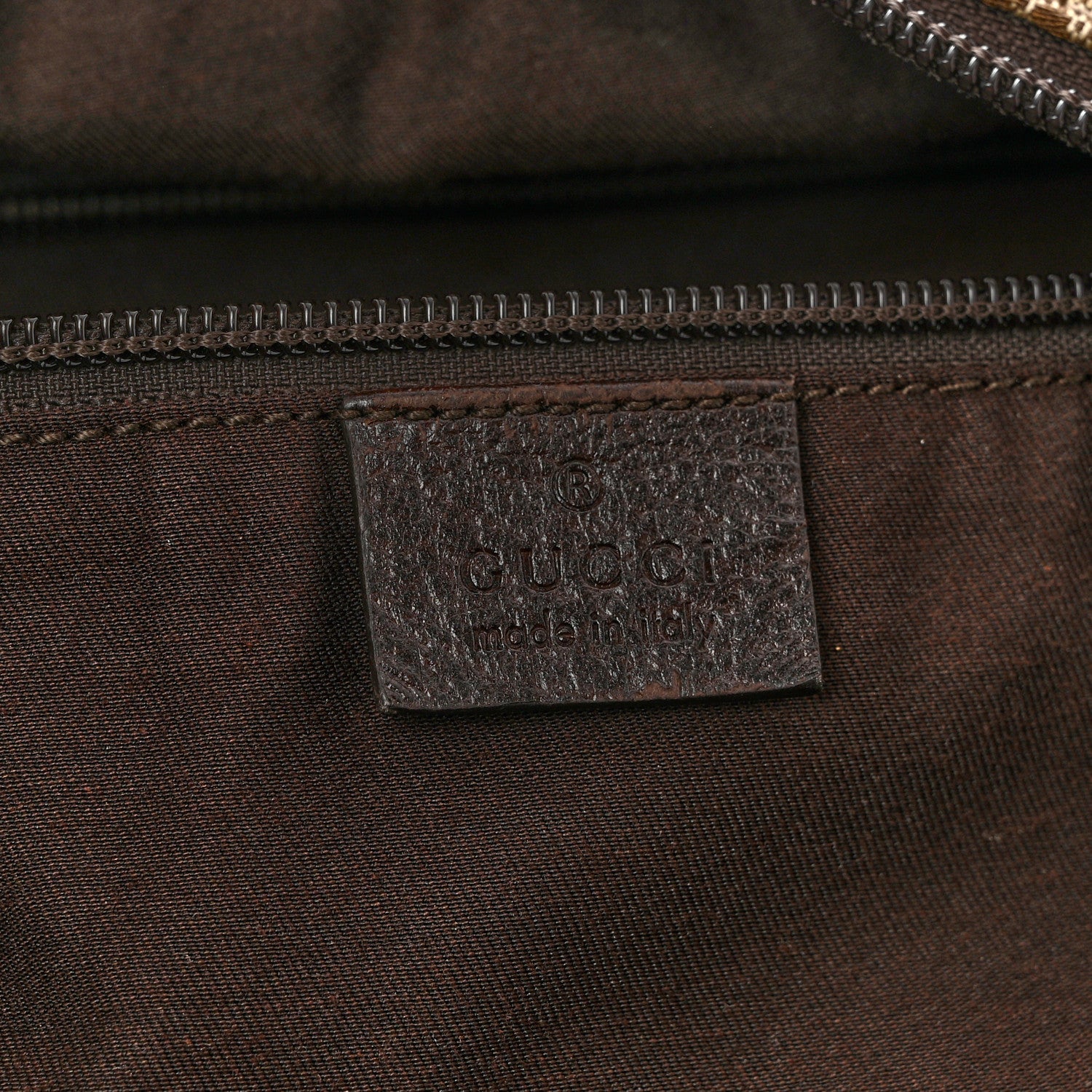 Gucci GG Monogram Web Large Collapsible Carry On Duffle Beige Brown 5 of 10
