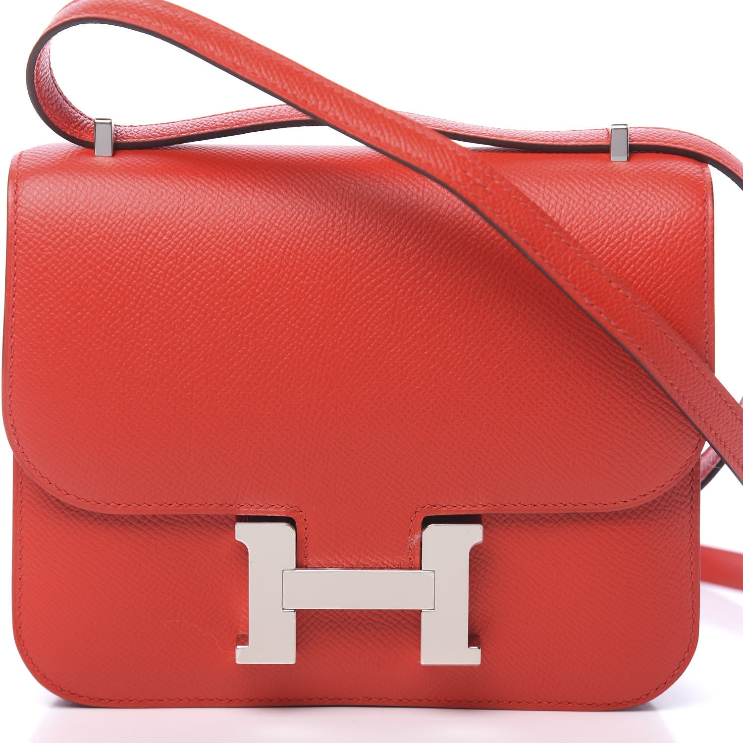Hermes Epsom Constance 18 Rouge de Coeur 8 of 11