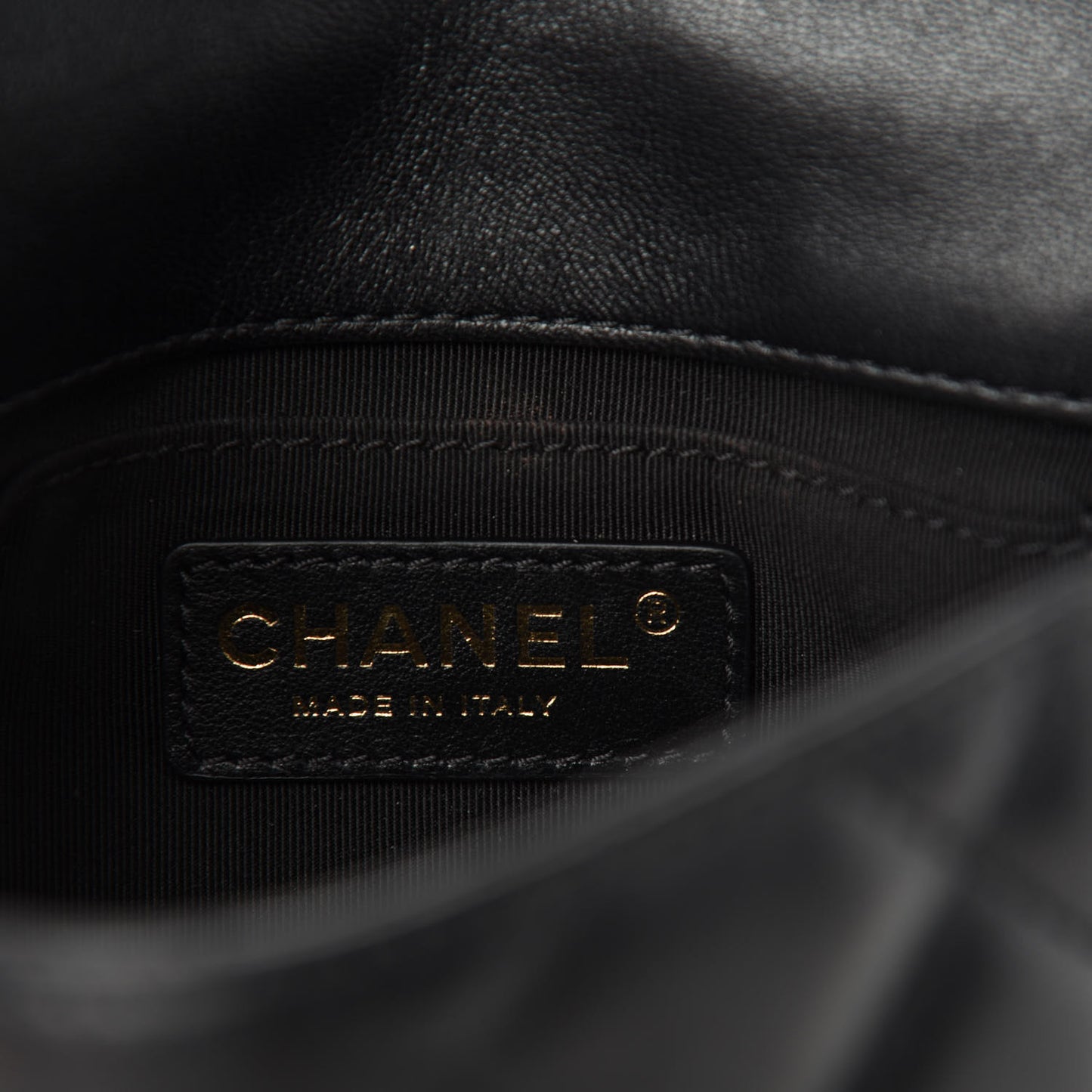 Lambskin Quilted Mini My Precious Flap Black