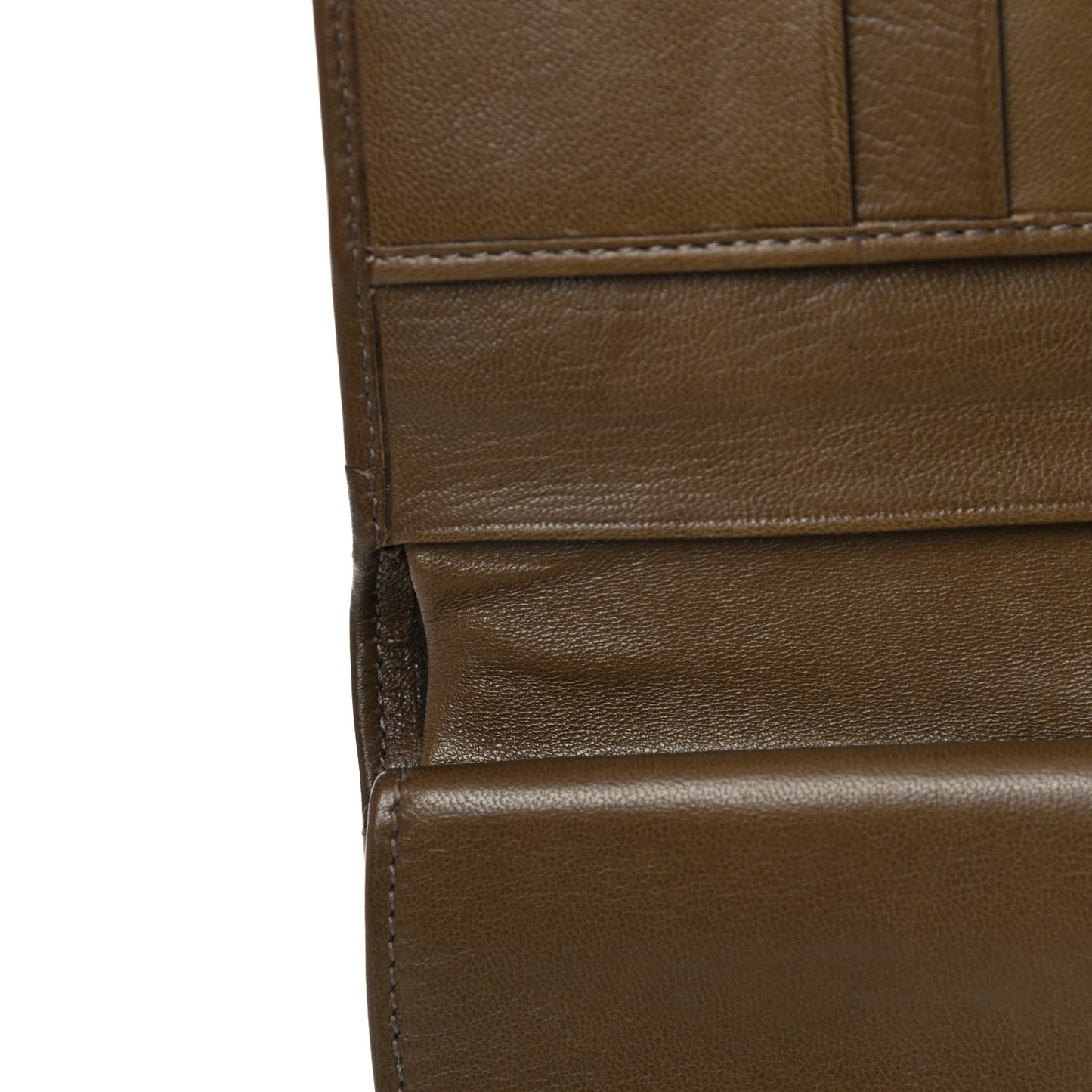 Smooth Calfskin Mens Bi-Fold Wallet Brown