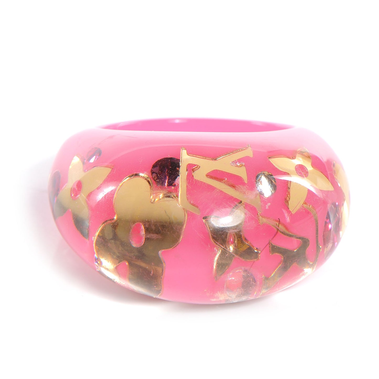 Inclusion Ring 8 Rose Pop