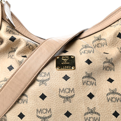 MCM Visetos Hobo Beige 9 of 9