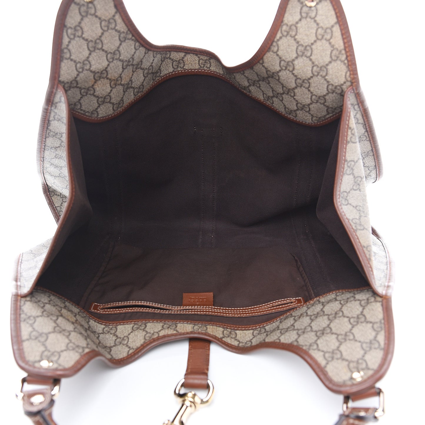GG Plus Monogram Large Joy Shoulder Bag Brown