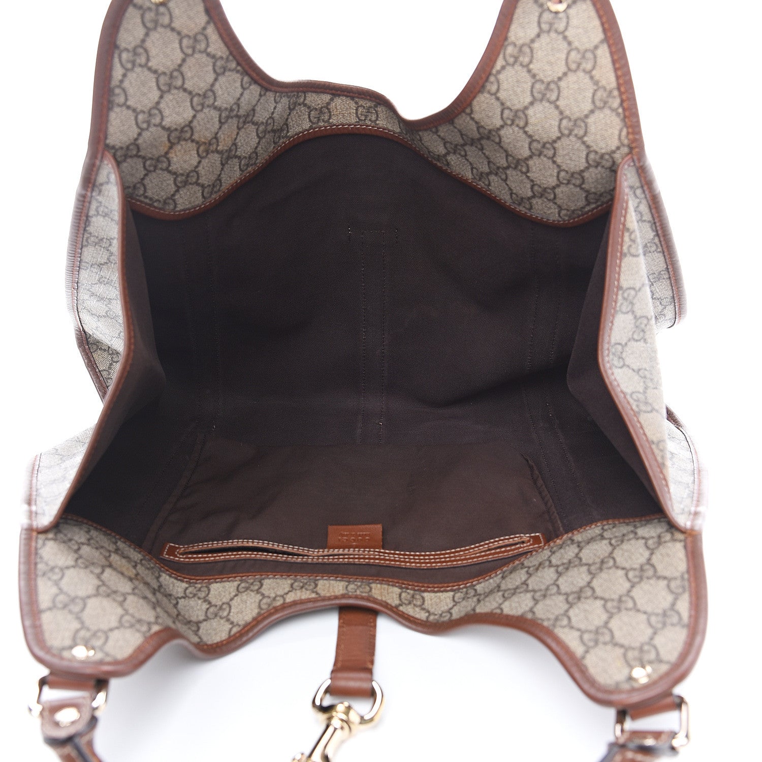 Gucci GG Plus Monogram Large Joy Shoulder Bag Brown 4 of 13