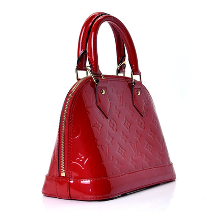 Louis Vuitton Vernis Alma BB Cherry 2 of 4