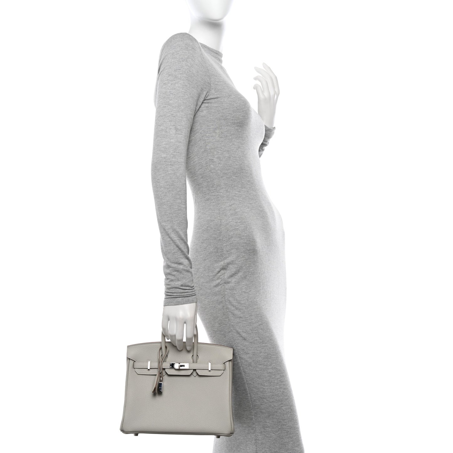 Togo Verso Birkin 25 Gris Perle
